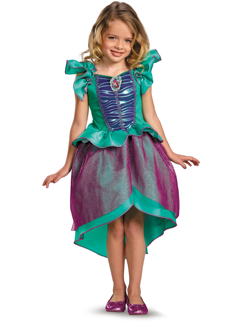 The Little Mermaid Ariel Basic Gown Girl's Costume