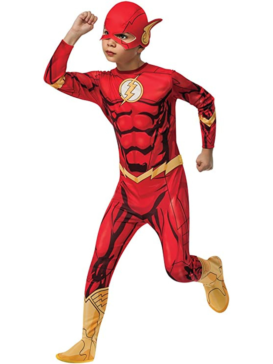 Ciao The Flash Kostüm Für Jungen – Offizielles DC Comics Kostüm Mit Muskelpolster