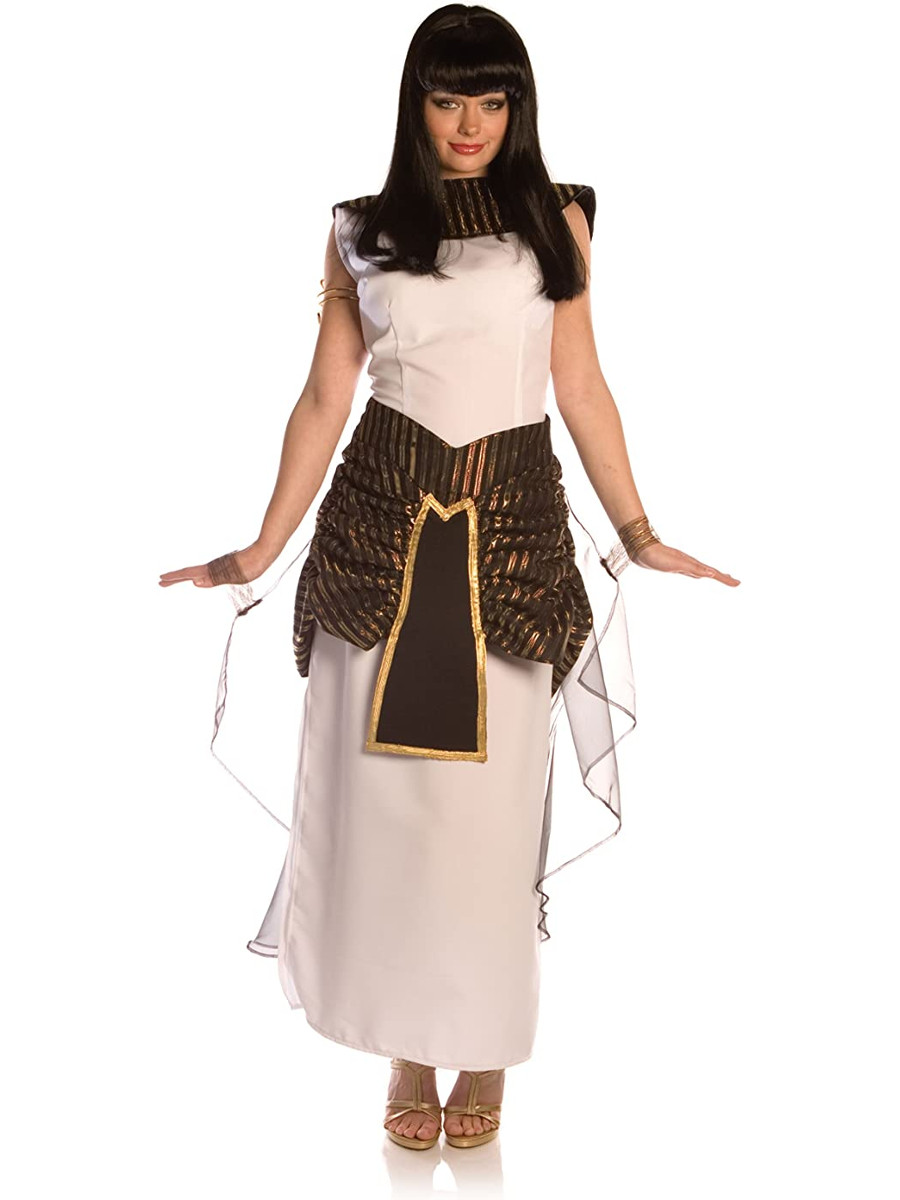 Women's White Robed Egyptian Cleopatra Costume