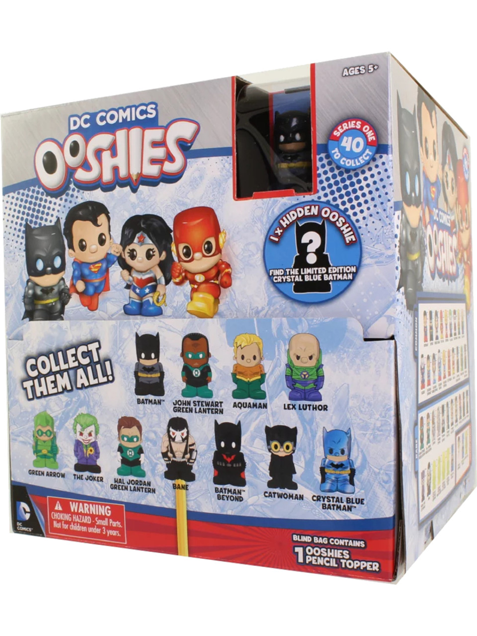 OOSHIES DC Comics Pencil Topper Blind Bag Box Of 45 Pieces