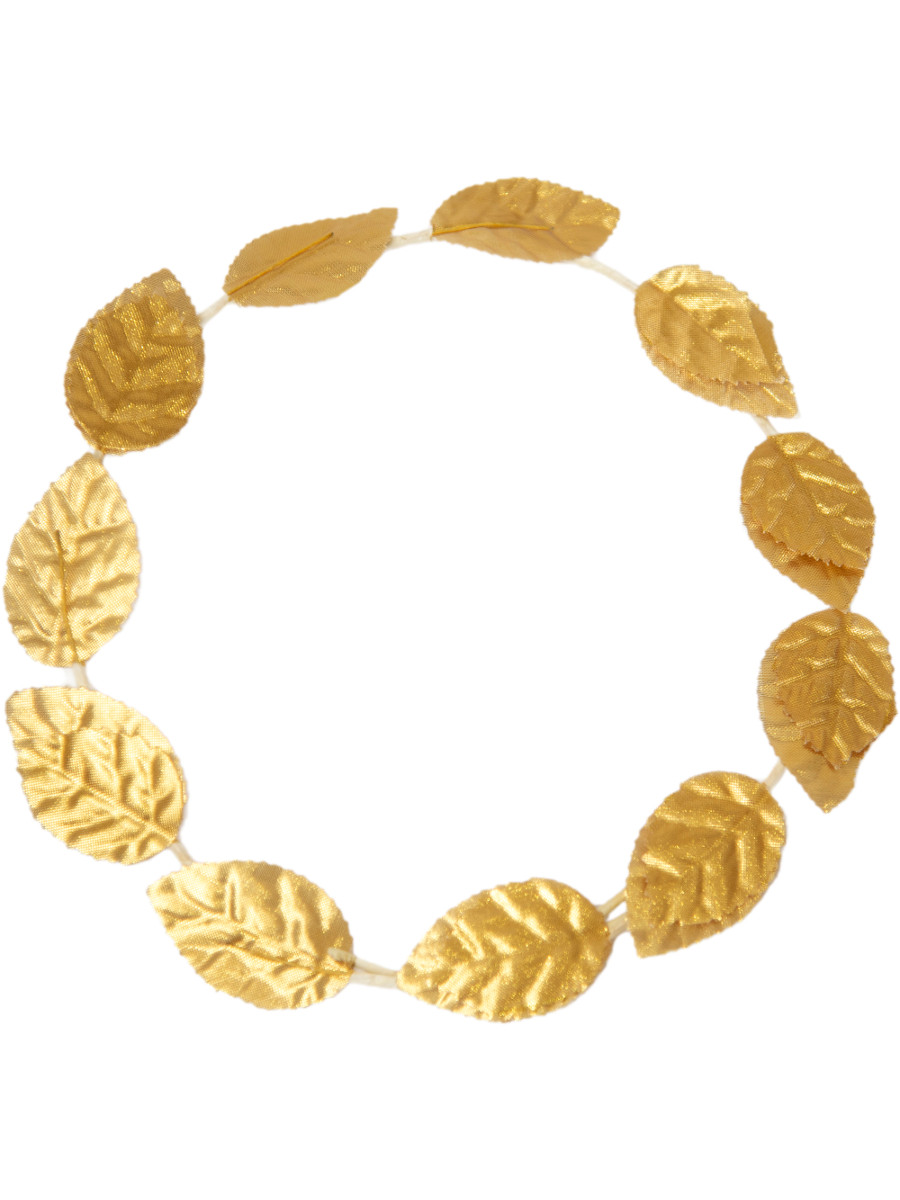 Roman Golden Leaf Headband