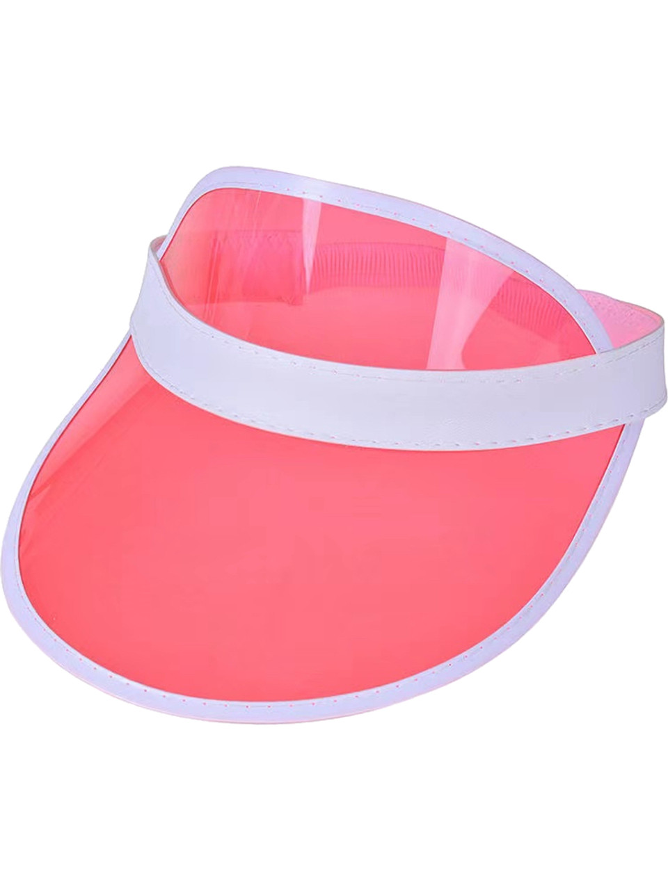 Adult's Pink Sun Visor Hat