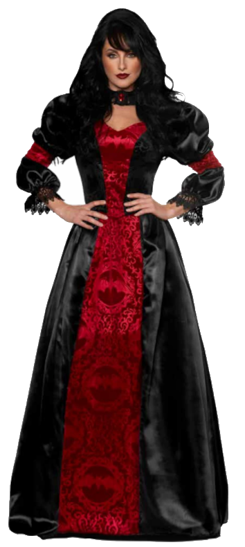 Women's Immortal Vampiress Red Court Vampire Costume Dress