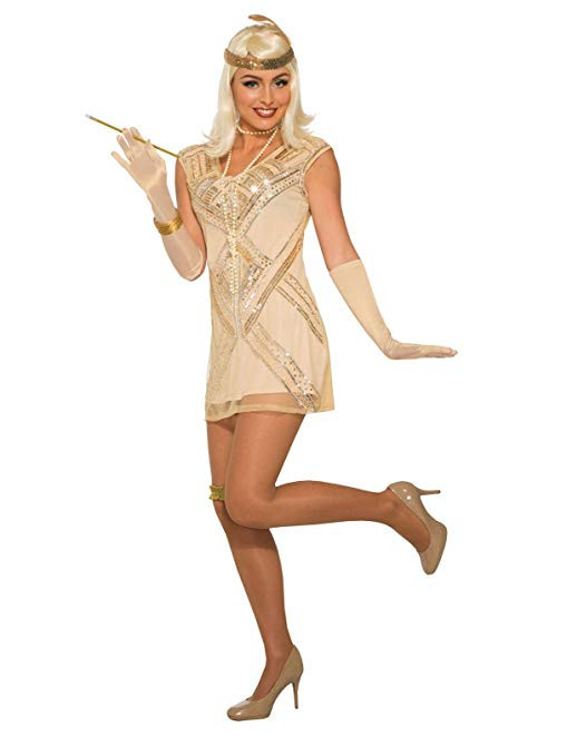 Roaring 20s Flapper Women's Beaded Dress