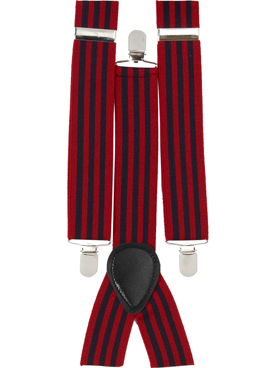 Men's Roaring 20s Red Suspenders