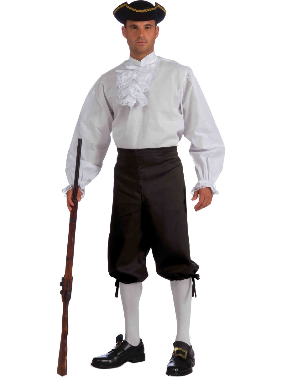 Men's White Ruffled Shirt