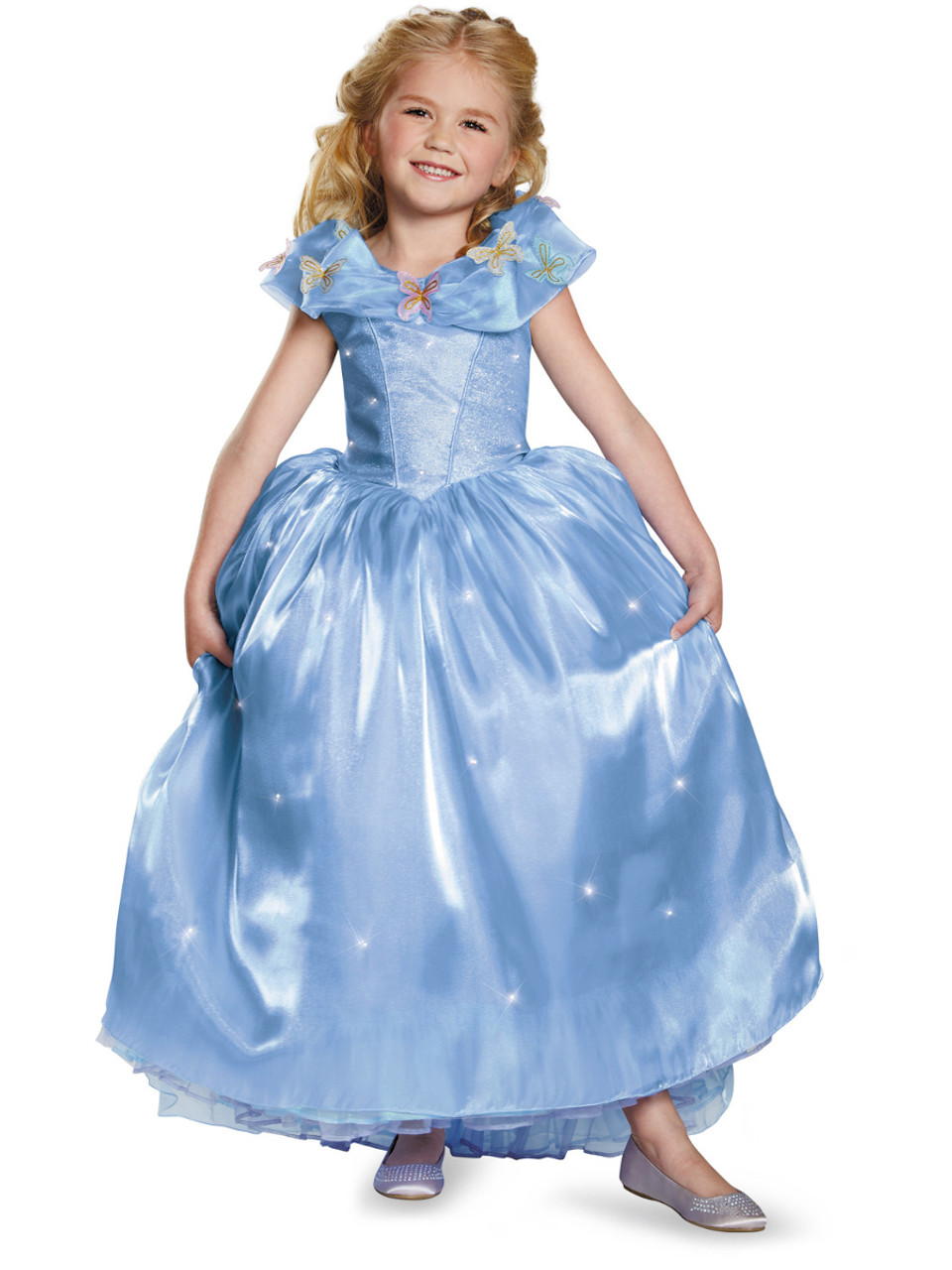 DISNEY STORE COSTUME CINDERELLA DELUXE PRINCESS DRESS GOWN 5 6 100%  AUTHENTIC | eBay