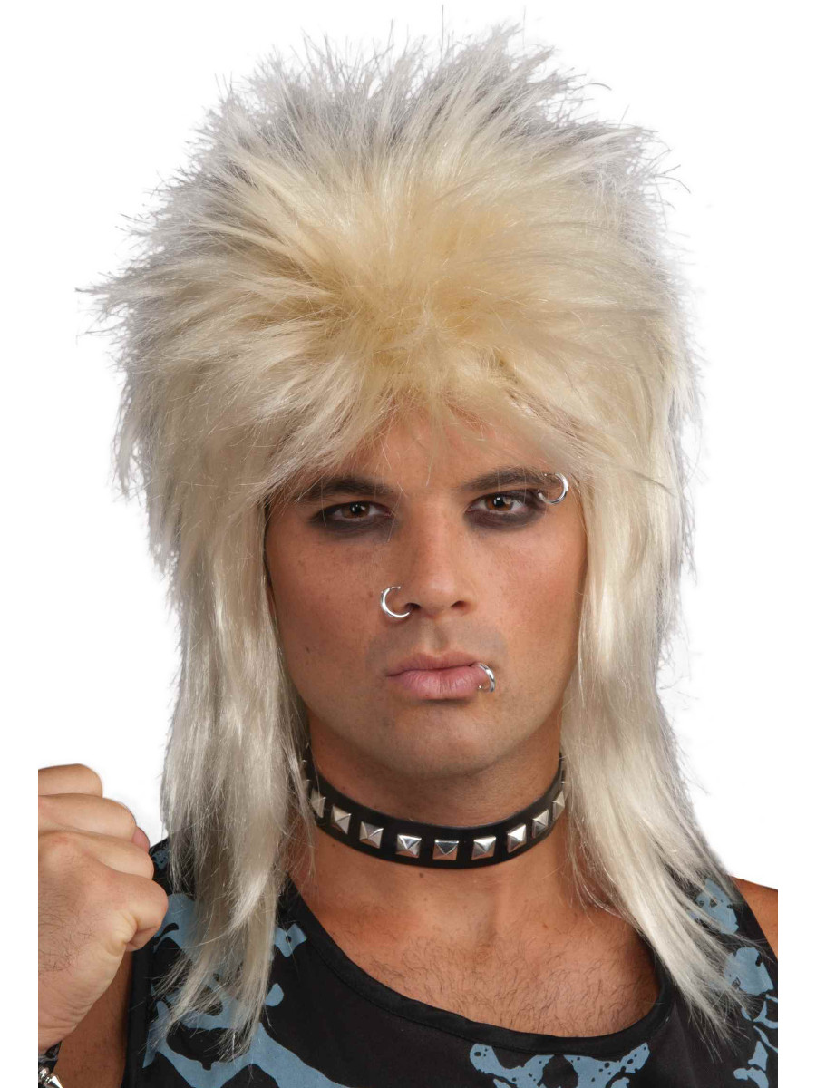 W WIDMANN MILANO Party Fashion - 80s Rockstar Popstar Synthetic Hair Carnival Party Wig - View #7