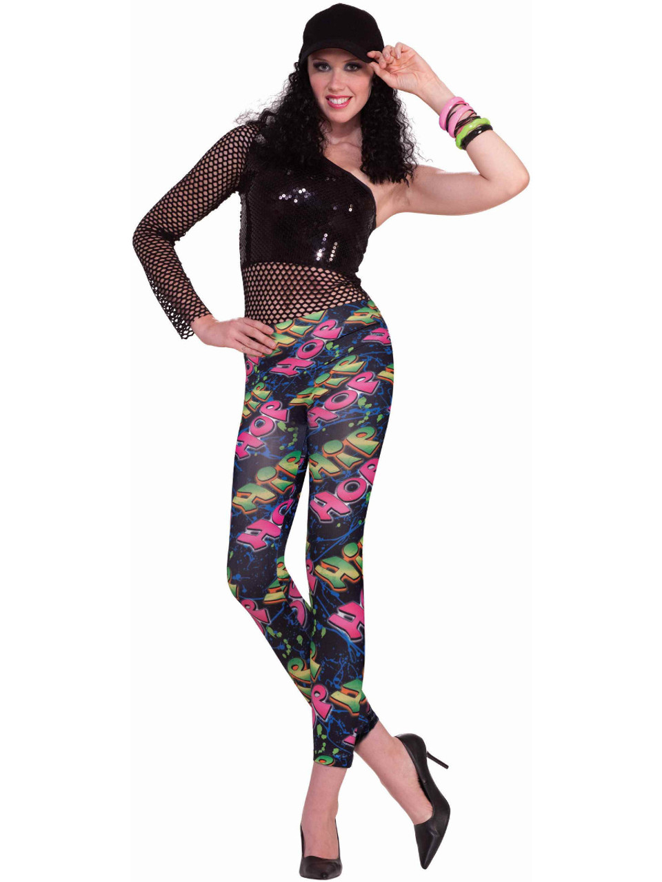 Hip Hop Graphic Leggings X-Small - Small 2-6