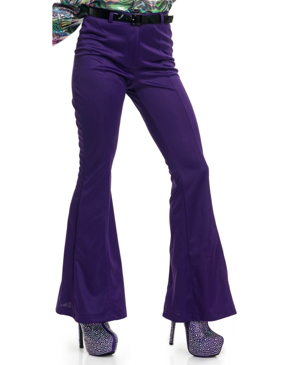 Wide & Flare Pants in the color purple for Men on sale | FASHIOLA INDIA