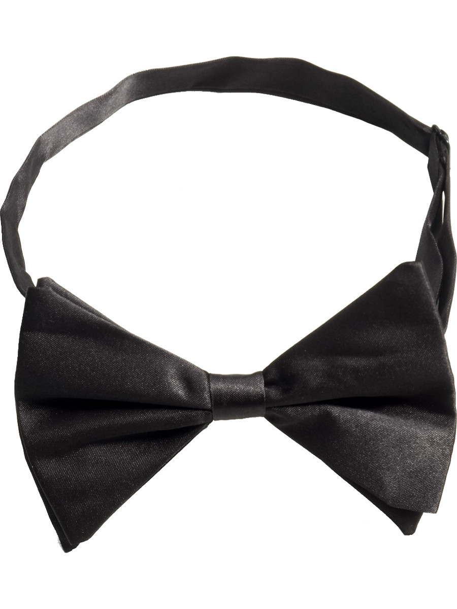 Deluxe Black Bow Tie