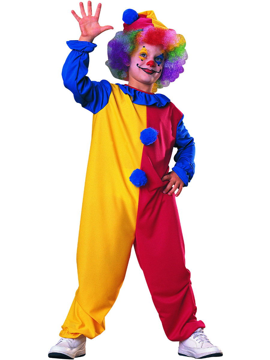Kids Clown Jester Costume
