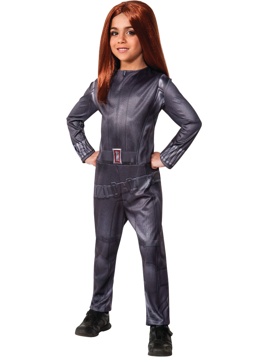 Disney Store Black Widow Super Hero Marvel Avengers Costume Girls Size 3 4 5/6 E - Foto 2