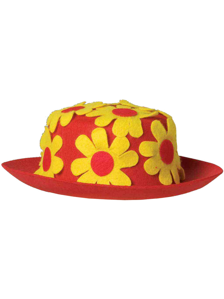 Red Daisy Top Hat