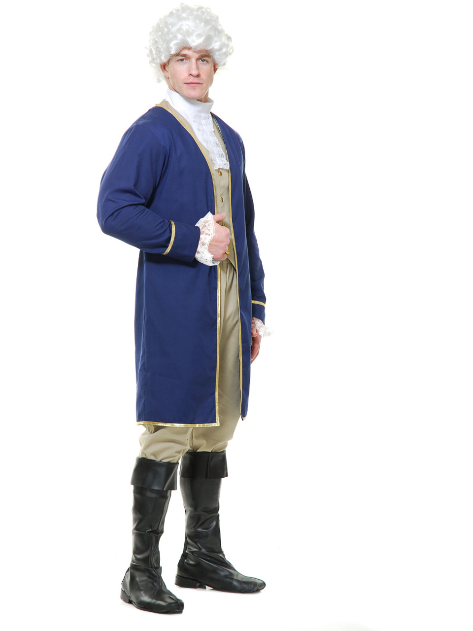 Mens George Washington Colonial Costume Set