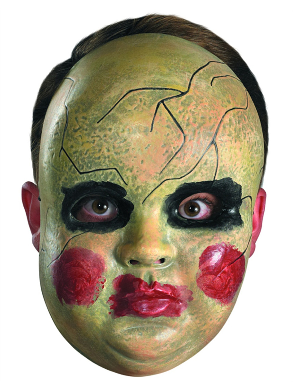 scary baby doll mask