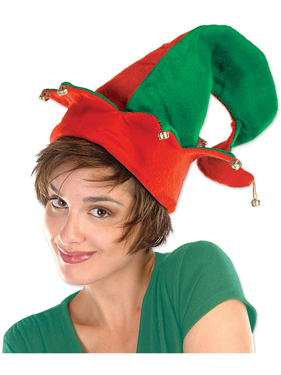 Felt Elf Hat With Bells