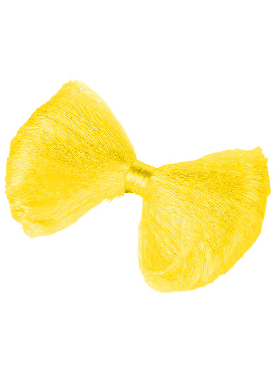 Neon Yellow Hair Bow Tie