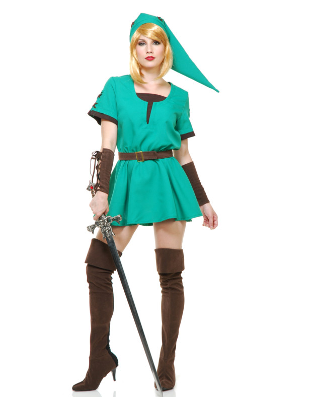 Women's Elf Warrior Princess Costume
