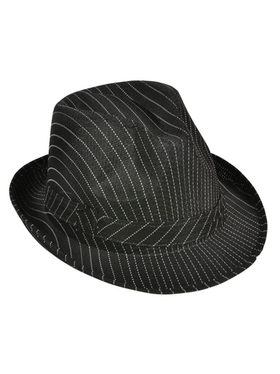Roaring 20s Gangster Black Pin Strip 
