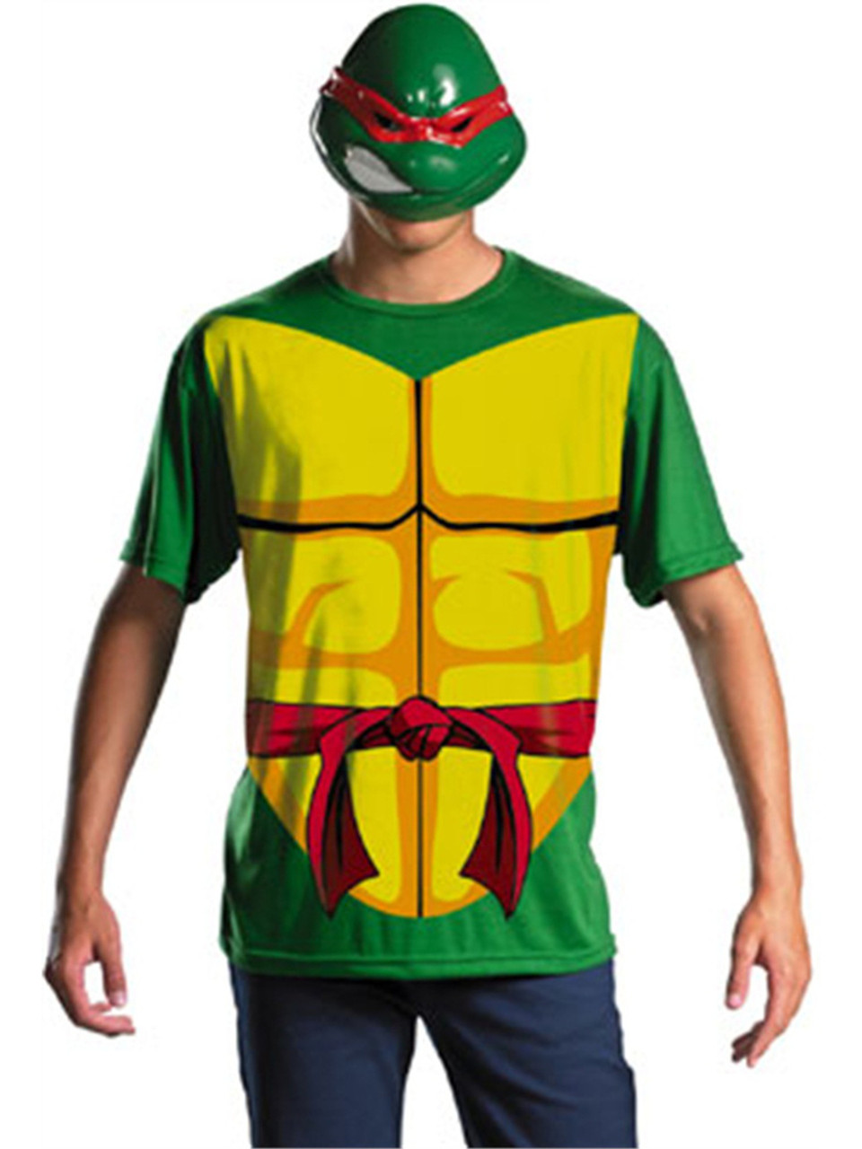 Adult Teenage Mutant Ninja Turtles T Shirt Costume Kit