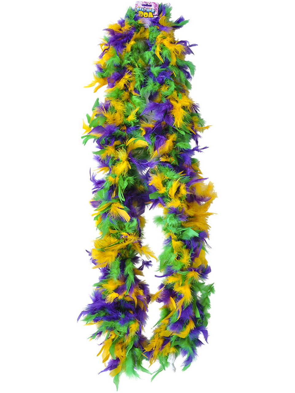Beads by The Dozen Feather Boa Purple & Gold Mix