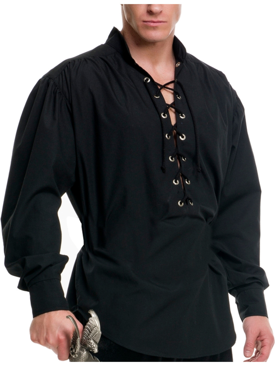 lace up pirate shirt