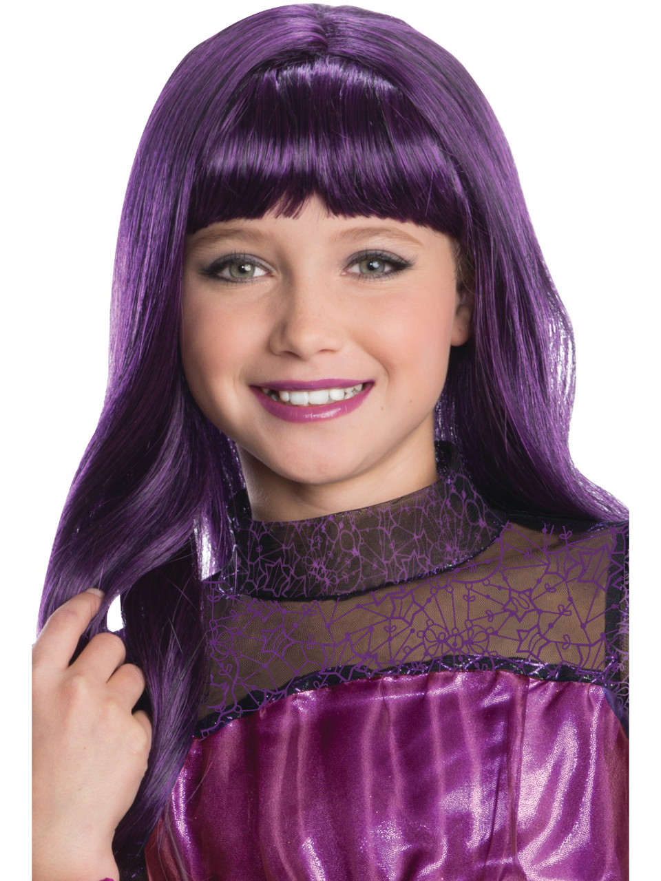 girls purple wig