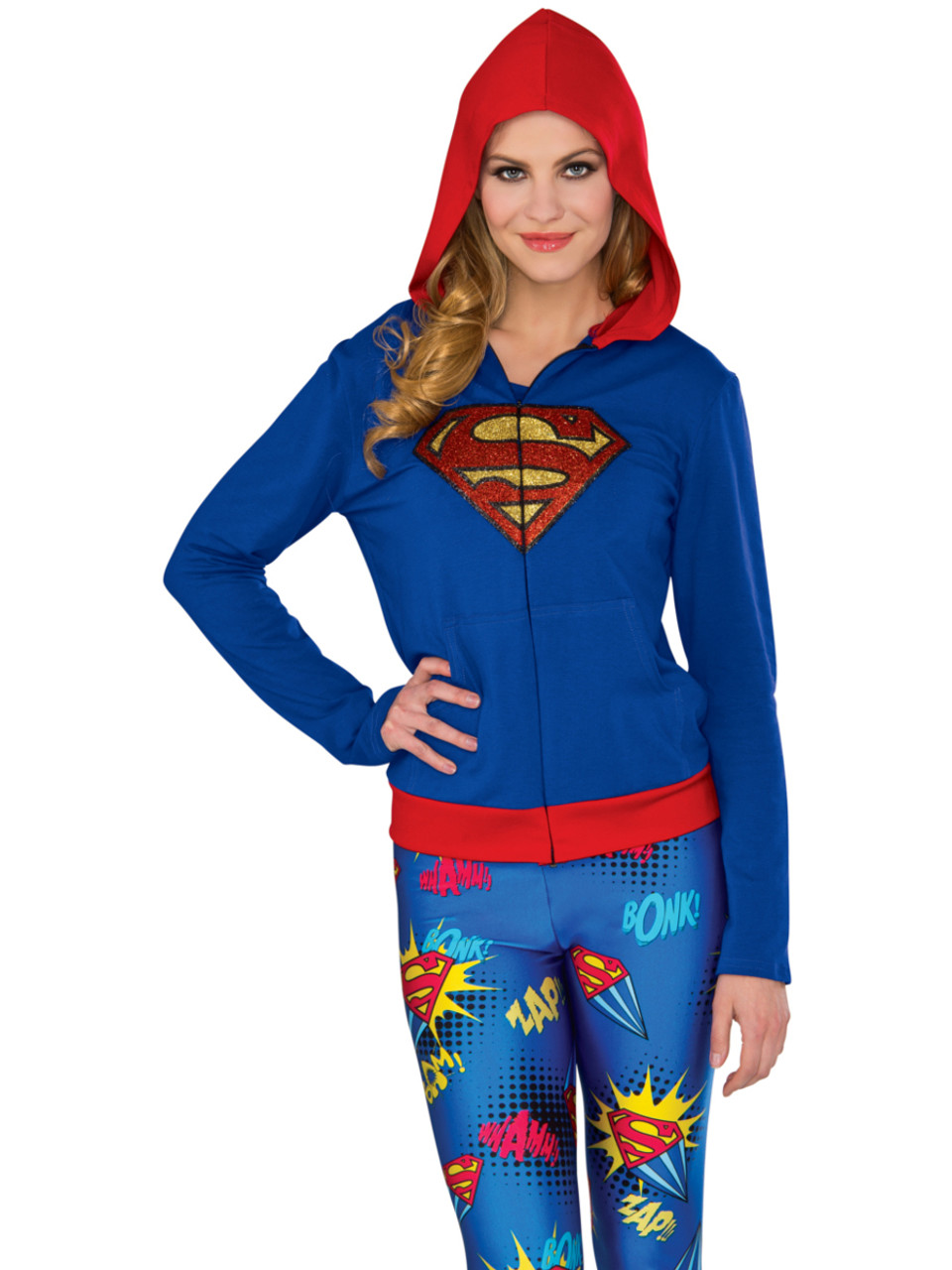 Women s Supergirl Fitted Hoodie