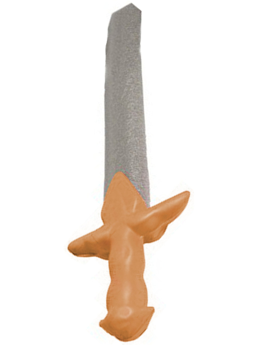 Foam Knight Sword With Gold Handle