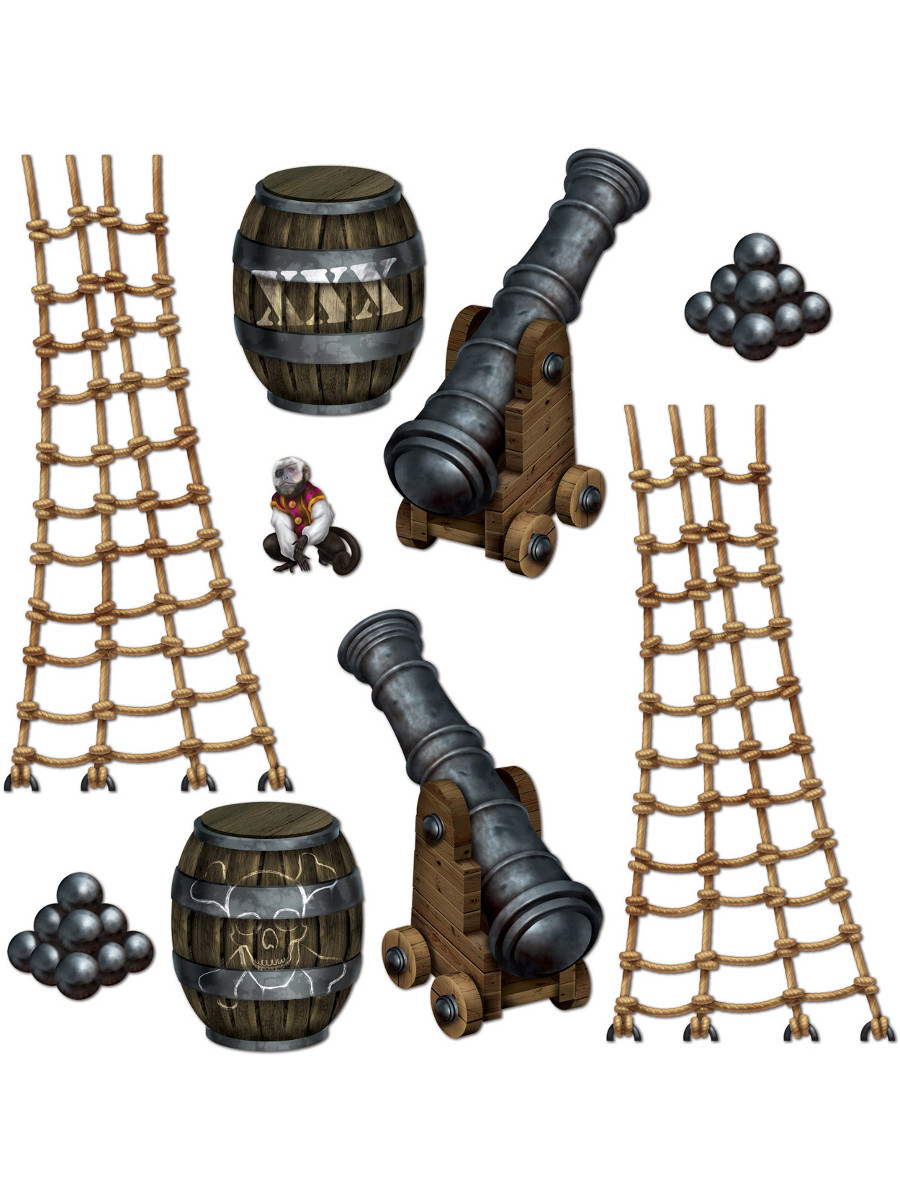 Pirate Ship Wall Props