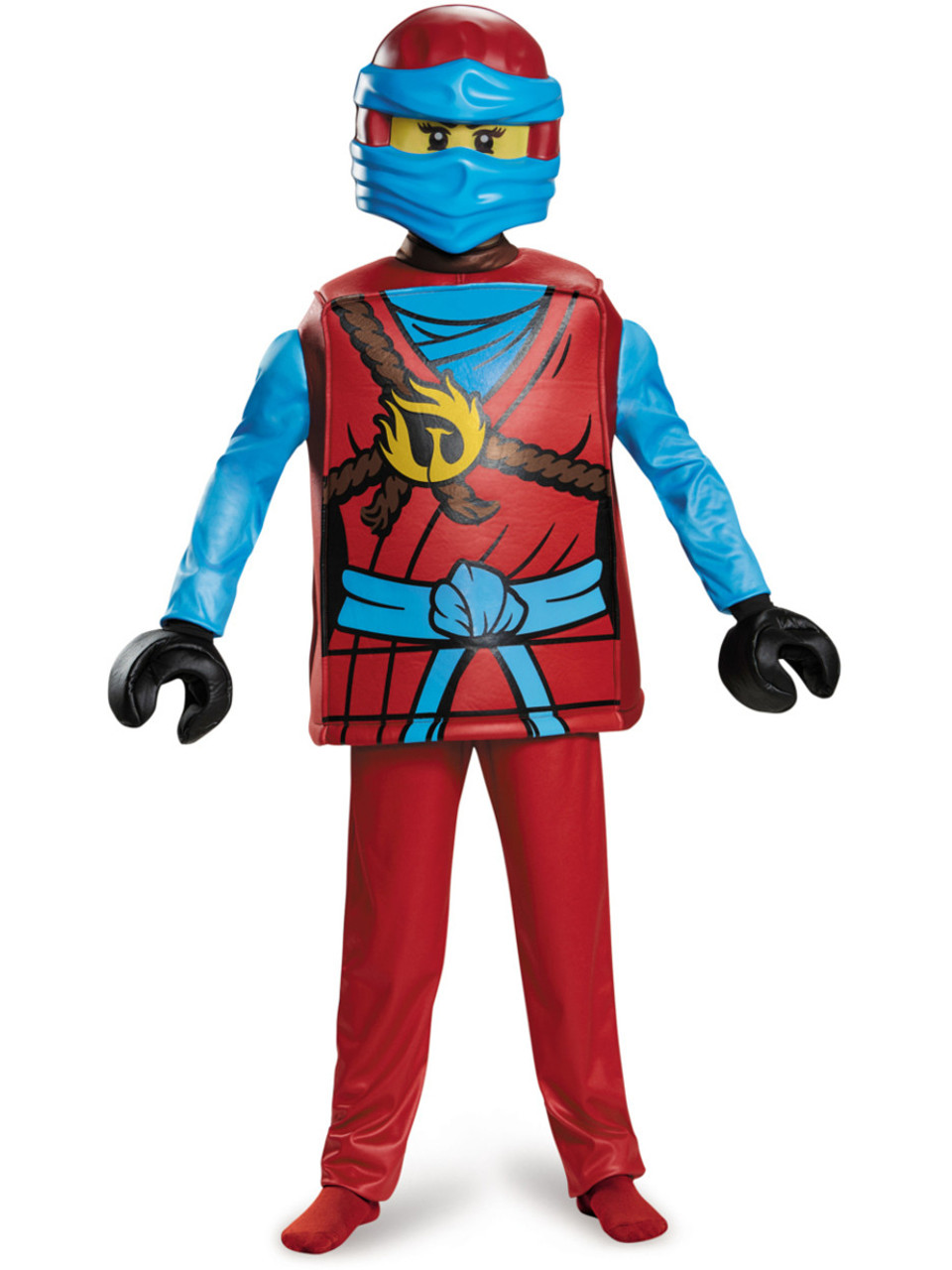 Girls Deluxe Lego Ninjago Blue Ninja Water Warrior Nya Costume