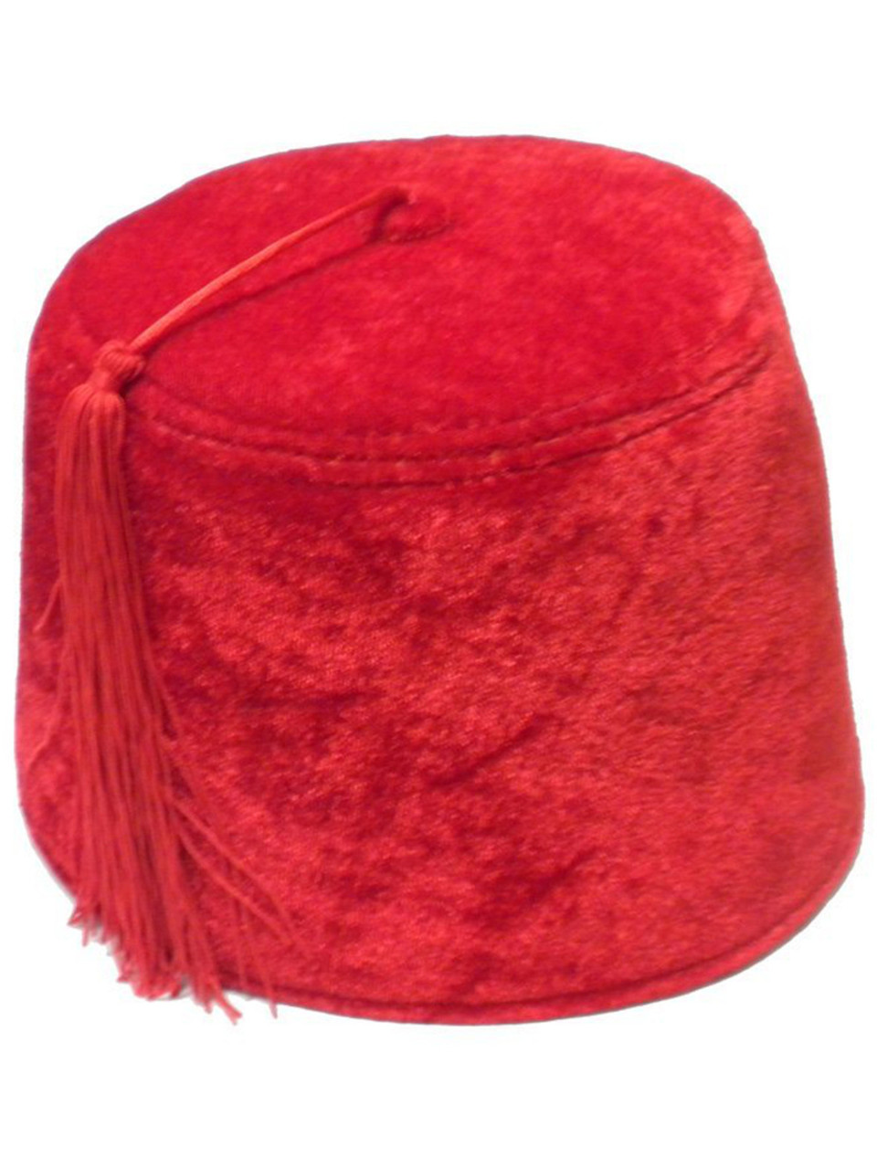 Red Permafelt Fez hat