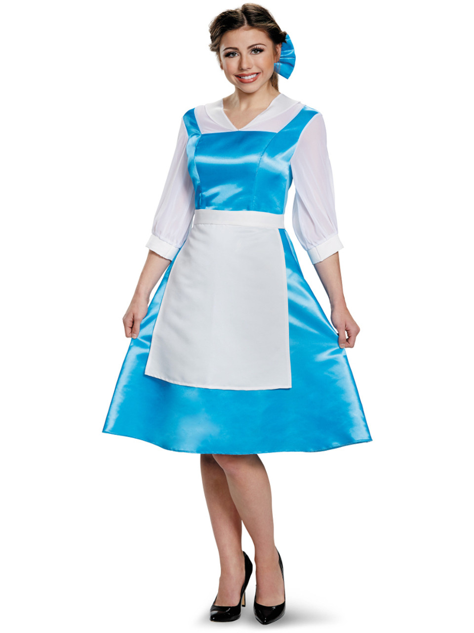 Tween Girl S Beauty And The Beast Belle Blue Dress