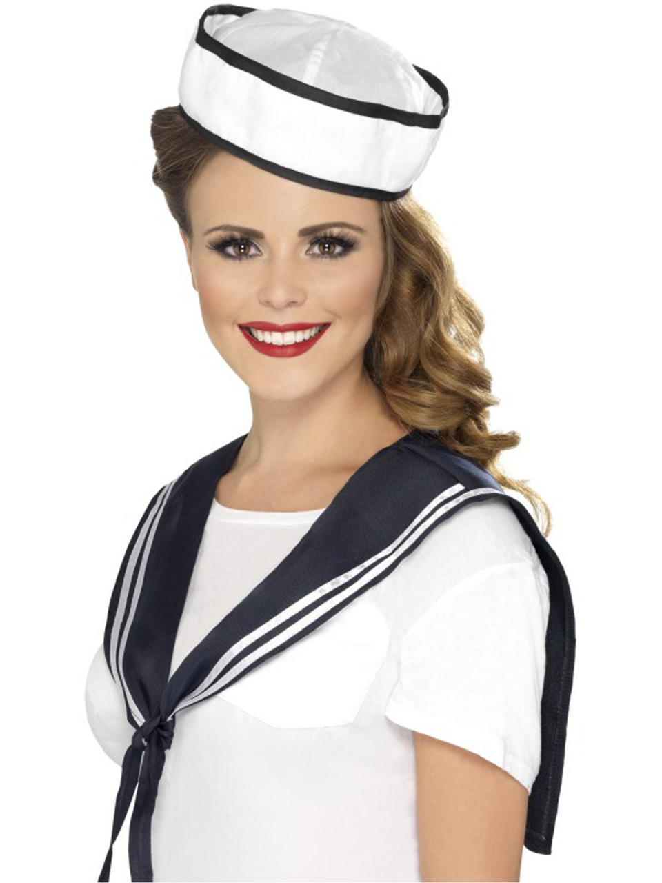 Navy Sailor Hat And Scarf Kit