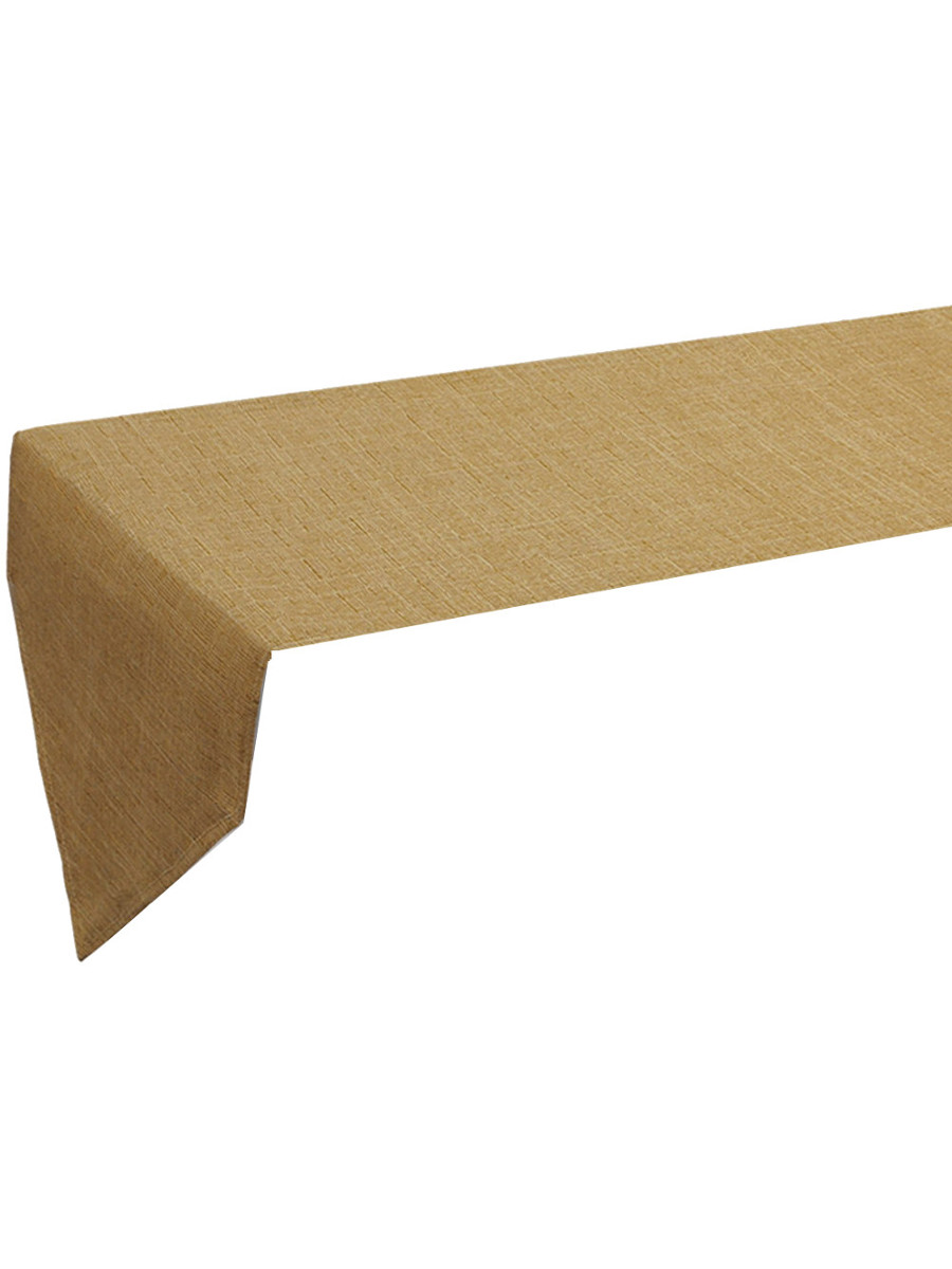 Faux Burlap Table Runner