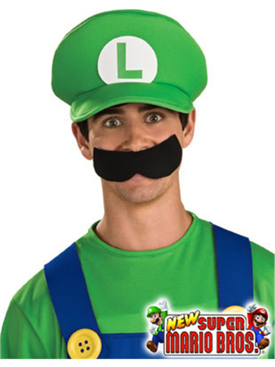 Nintendo Super Mario Brothers Luigi Adult Costume Hat