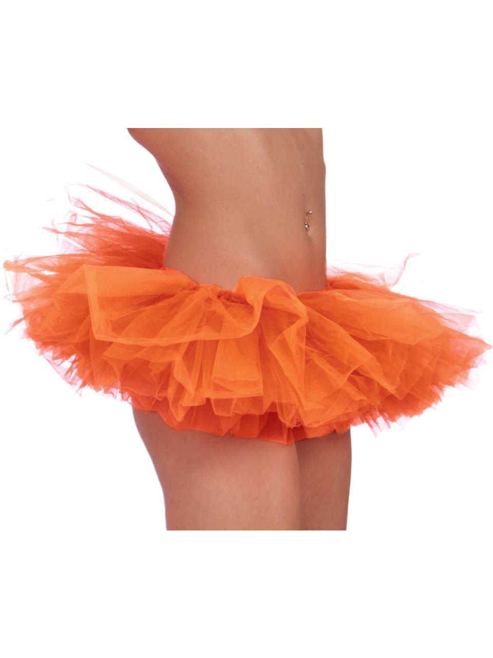 Orange Girls Tutu Skirt, Ballet Dance Costume