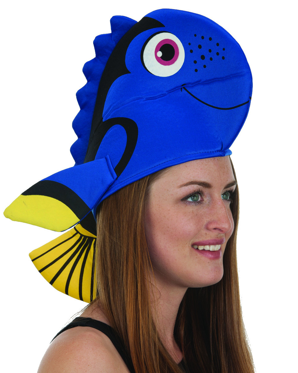 Adult's Blue Fish Hat