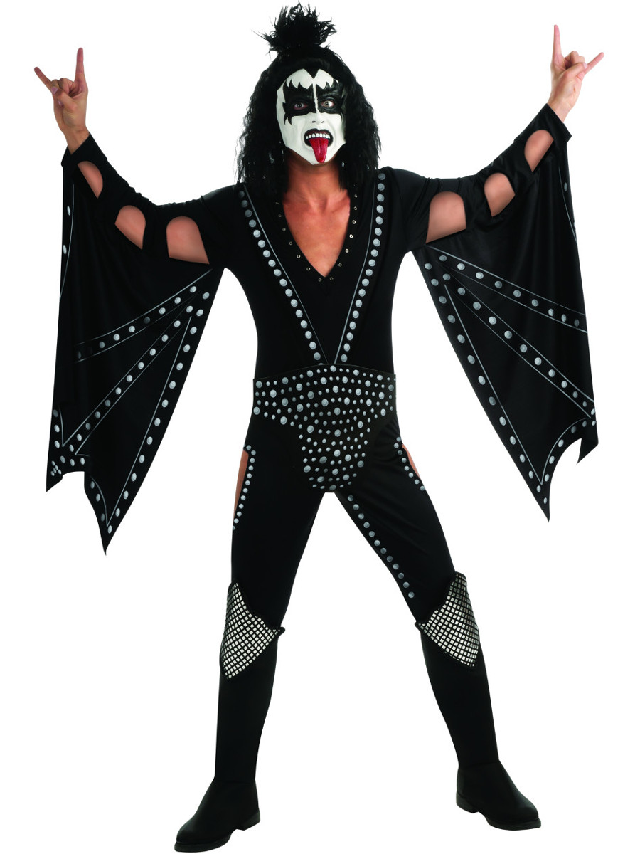 Mens Deluxe Kiss The Demon Gene Simmons Costume
