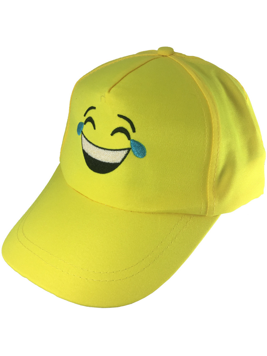Adult's Laughing To Tears Emoji Baseball Hat