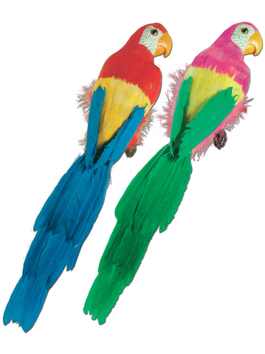 20in Feathered Parrot