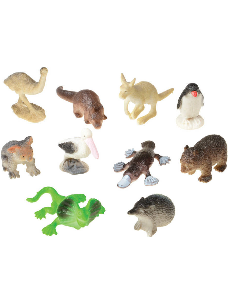 10 Mini Australian Animals