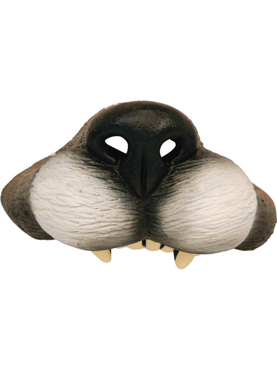 Adult's Grey Wolf Nose