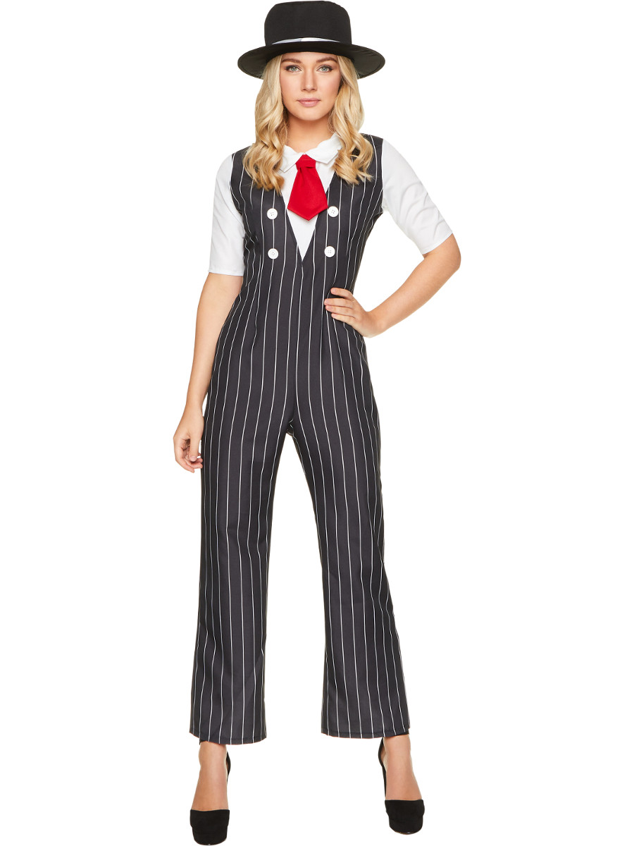 1920s Gangster Girl Mob Boss Women's Costume