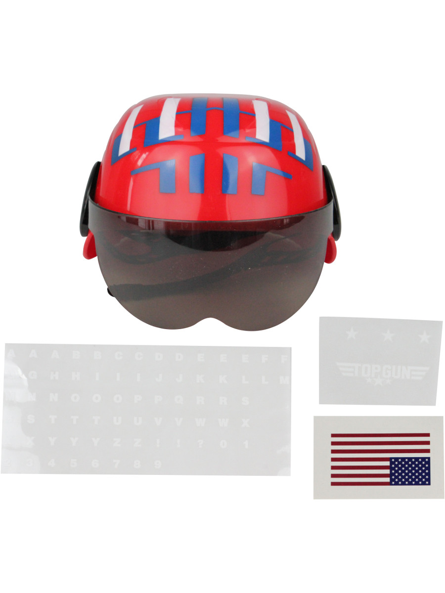 Kid's Air Force Combat Pilot Red Top Gun Helmet