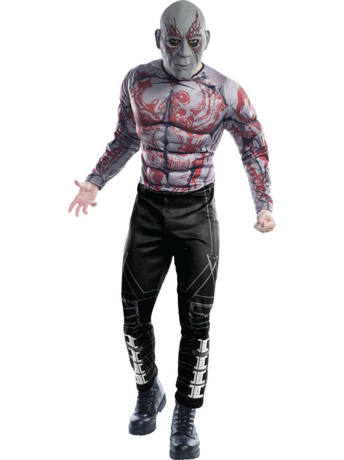 Adult Mens Deluxe Guardians Of The Galaxy Vol. 2 Drax Costume