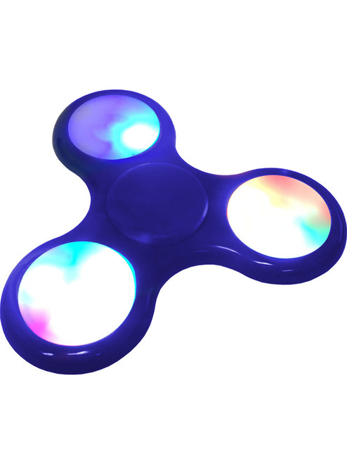 Fidget Spinner High Speed Blue Light Up Weights Relief Toy
