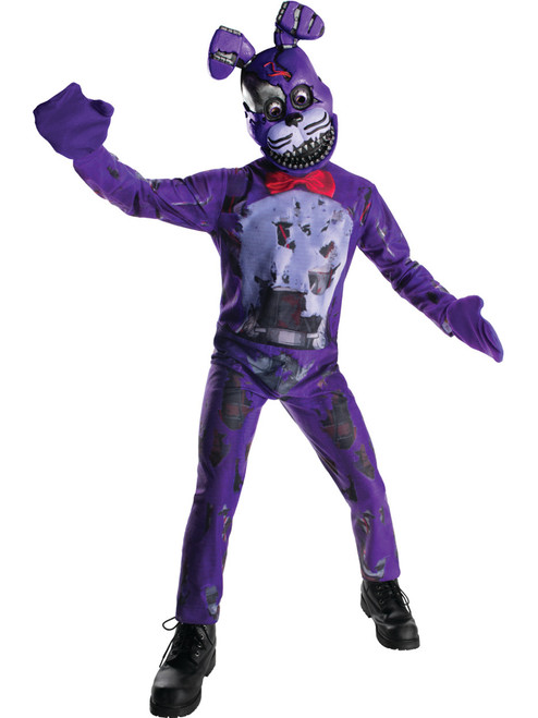 Child's Boys Five Nights And Freddy's 4 Nightmare Bonnie Costume
