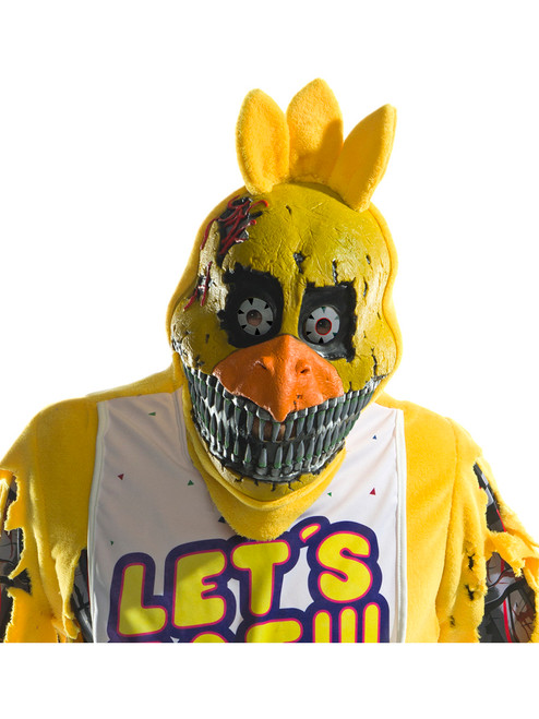 Adults Five Nights At Freddy's Nightmare Chica Mask Costume Accessory